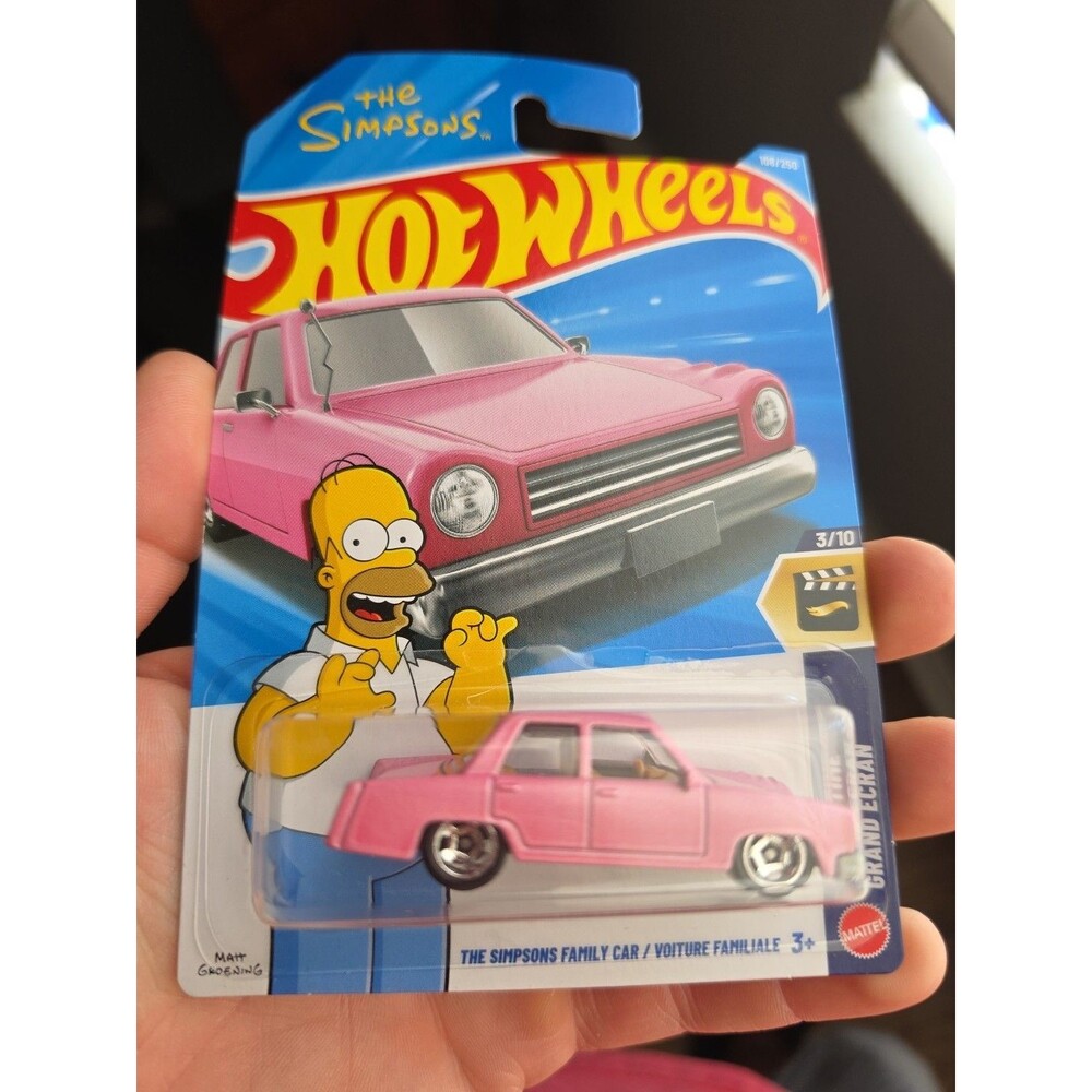 Hot Wheels The Simpsons Family Car — Screen Time 3/10 | Pink | Homer Simpson